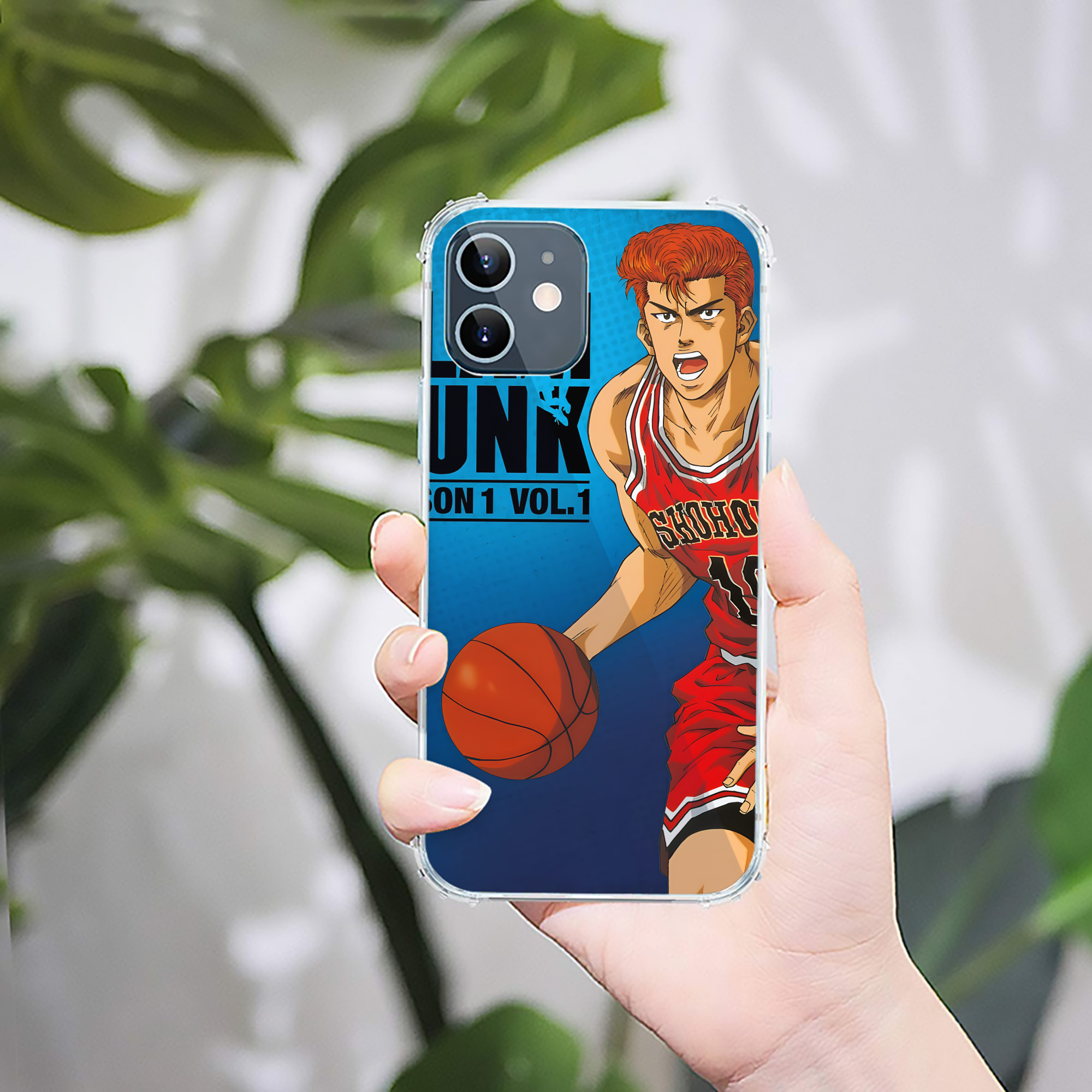 （画像用） SLAM DUNK／スラムダンク 【iPhone 12シリーズ対応】透明スマホケース（クリアソフトケース）